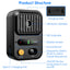 Black-Green Color Options -- 1Pc Ultrasonic Anti-Barking Device Rechargeable Auto Dog Bark Control Deterrent Box Training Device IPX4 Waterproof With 3 Frequency Max 32.8Feet Sensing Distance For Most