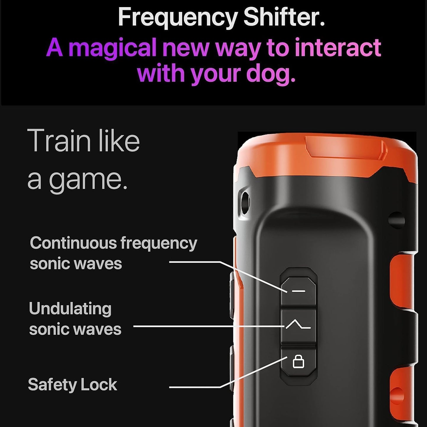 Dog Bark Deterrent Device Stops Bad Behavior, Professional Dog Training Tool, Anti Bark Device For Dogs,   Emitters 50ft Range For Dog Training,  To Bark Collar,Dog Training Collar