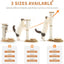 Medium-sized Two-layer Sisal Cat Scratching Post, Indoor Cat Interactive Toy, Wooden Ball Lane Hanging Ball For Kittens.