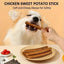 Pet-shaped Chik Chicken Wrapped In Rawhide Chewy Natural Meat Snack For Dogs Suitable For All Sizes.