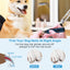 1Pc Dog Nail Grinder 2 Speeds Quiet USB Rechargeable Pet Nail Grinder Professional Pet Nail Trimmer Cordless Paws Grooming & Smoothing Claw Care For Small Medium Large Dogs & Cats