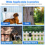 Black-Green Color Options -- 1Pc Ultrasonic Anti-Barking Device Rechargeable Auto Dog Bark Control Deterrent Box Training Device IPX4 Waterproof With 3 Frequency Max 32.8Feet Sensing Distance For Most